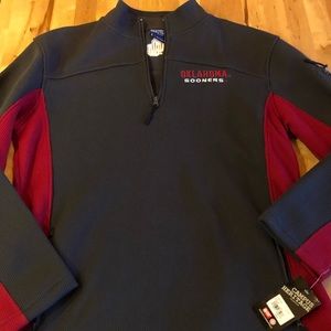 Oklahoma Sooners Long Sleeve 1/4zip, L
